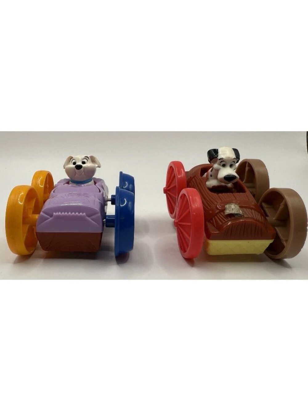 Vintage 1997 Disney 101 Dalmatians Flip Cars Lot Of 2 McDonald's